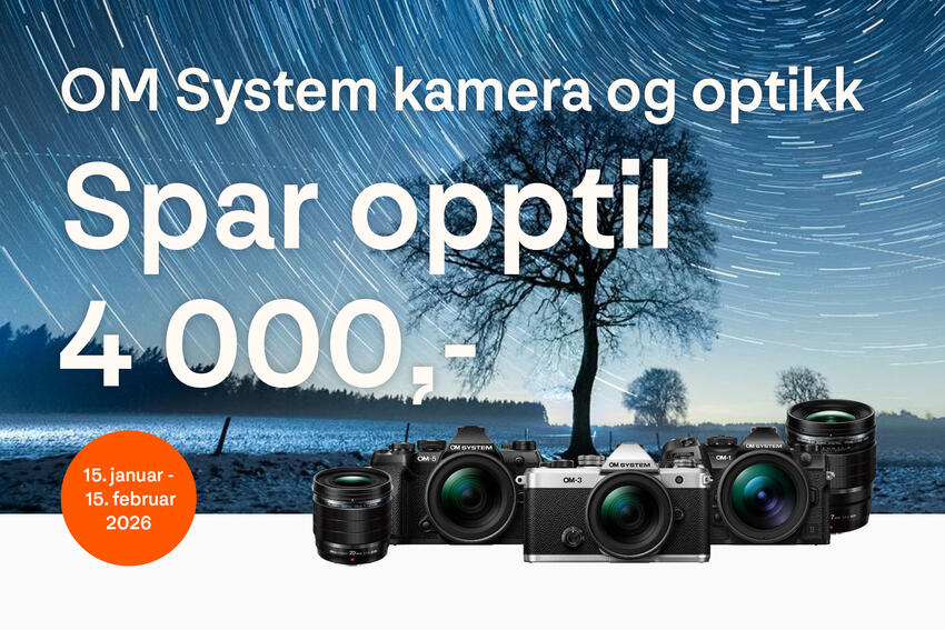 OM SYSTEM vinterkampanje